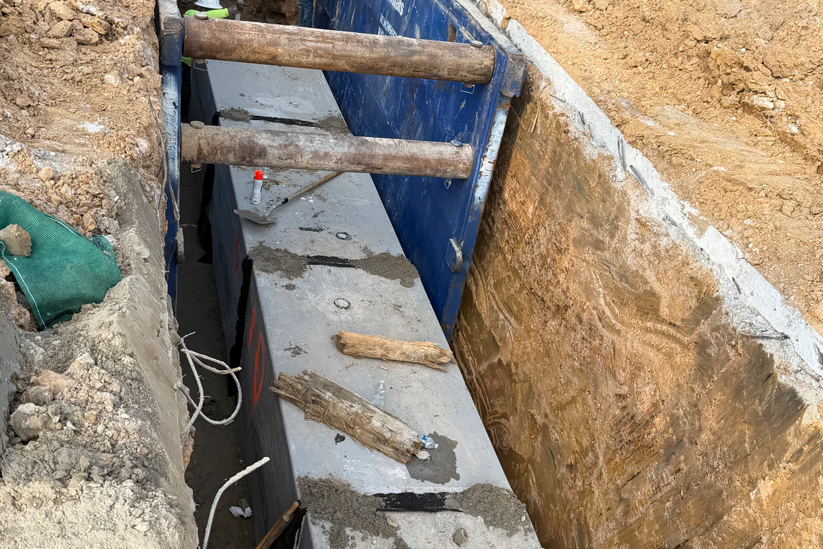Tejas drainage work