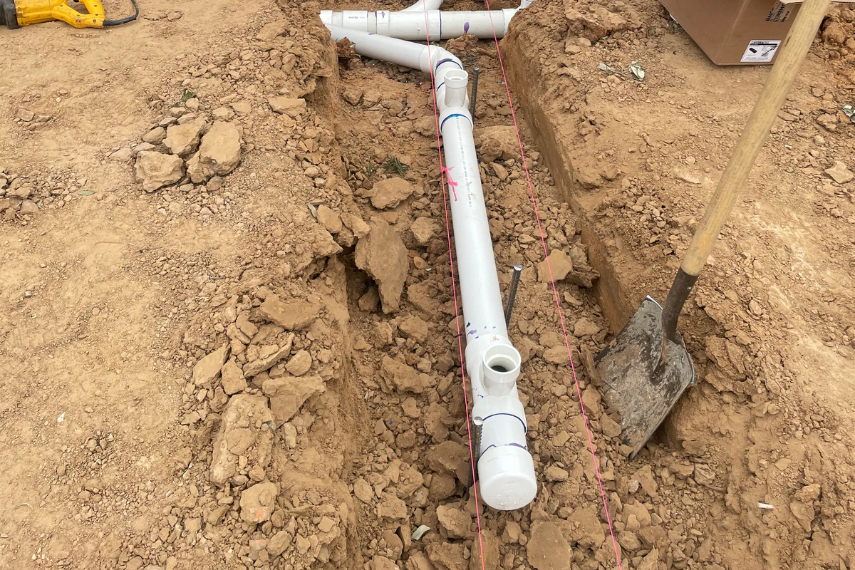 Tejas underground utilities work